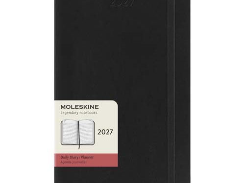 Agenda L quotidien 12 mois Moleskine à couverture souple