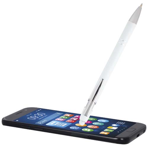 Stylo bille Kish avec finition argentée (encre bleue) – Image 5