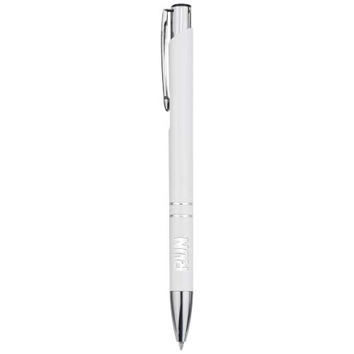 Stylo bille en aluminium recyclé Moneta (encre bleue) – Image 3