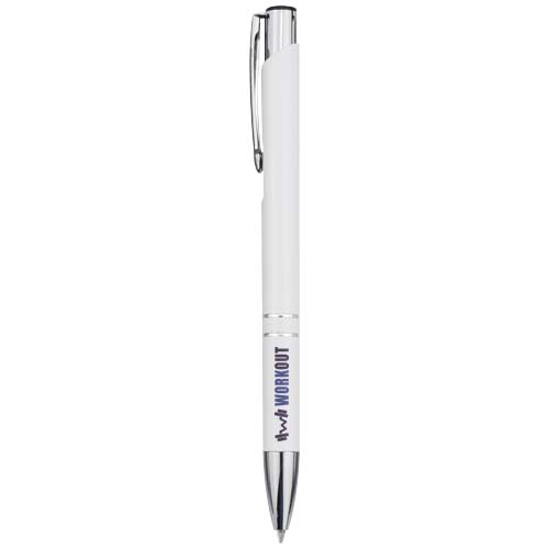 Stylo bille en aluminium recyclé Moneta (encre bleue) – Image 4