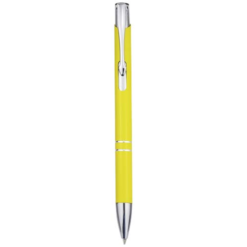 Stylo bille en aluminium recyclé Moneta (encre bleue) – Image 7