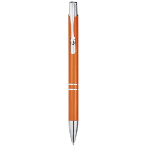 Stylo bille en aluminium recyclé Moneta (encre bleue) – Image 9