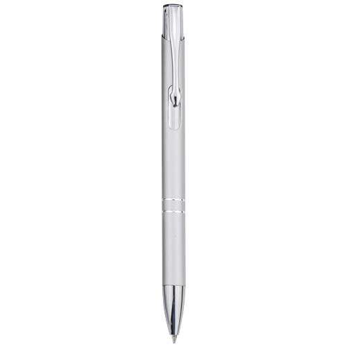 Stylo bille en aluminium recyclé Moneta (encre bleue) – Image 12