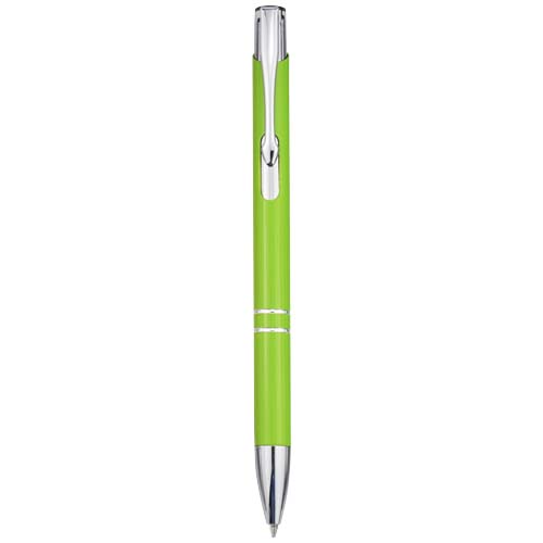 Stylo bille en aluminium recyclé Moneta (encre bleue) – Image 15