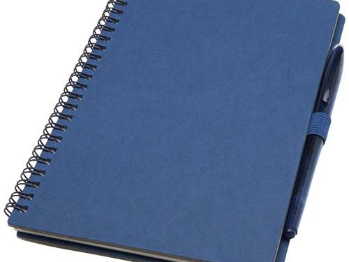 Carnet A5 à couverture souple réutilisable et parure de stylos Slate (encre noire)