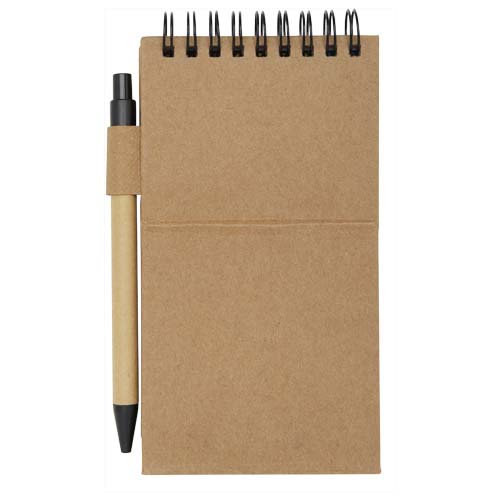 Bloc-notes autocollant avec stylo bille Flipper (encre noire) – Image 3