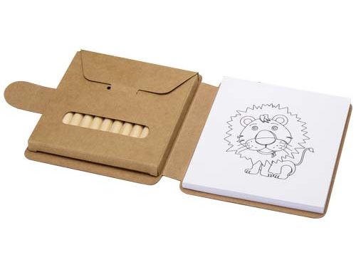 Bloc de dessin Chroma et coffret de crayons