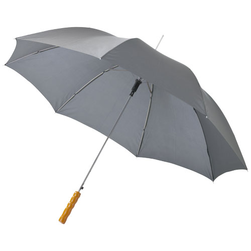 Parapluie 23" à ouverture automatique avec poignée en bois Lisa – Image 10