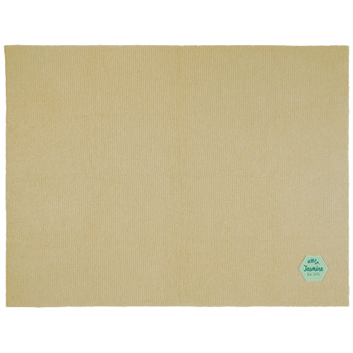 Couverture tricotée Suzy de 150 x 120 cm en polyester certifié GRS – Image 3