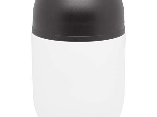 Boîte-repas Supo en acier inoxydable recyclé à double paroi de 480 ml avec cuillère pliable