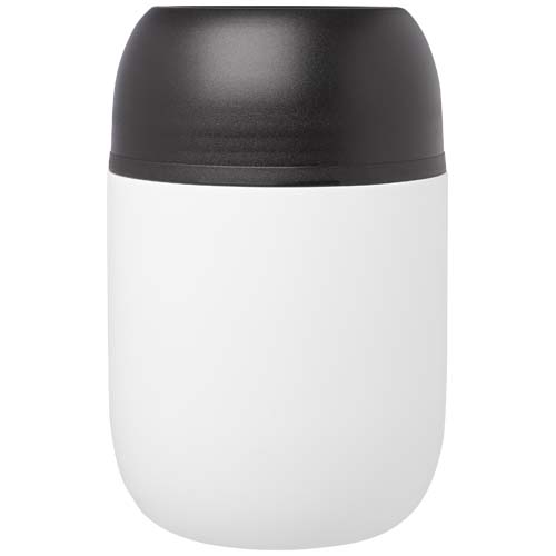 Boîte-repas Supo en acier inoxydable recyclé à double paroi de 480 ml avec cuillère pliable – Image 2