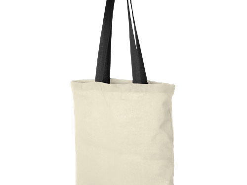 Sac coton Nevada 100 gr/m² avec poignées de couleur 7L