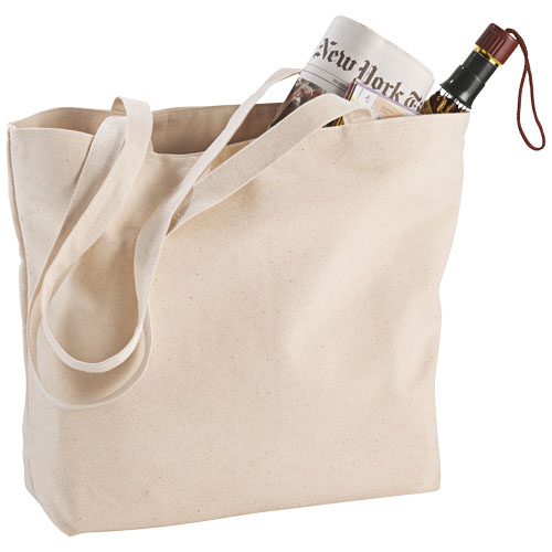 Sac shopping zippé coton 320 g/m² Ningbo 15L – Image 7