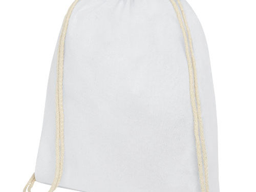 Sac à dos Oregon en coton de 140 g/m² avec cordon de serrage 5L
