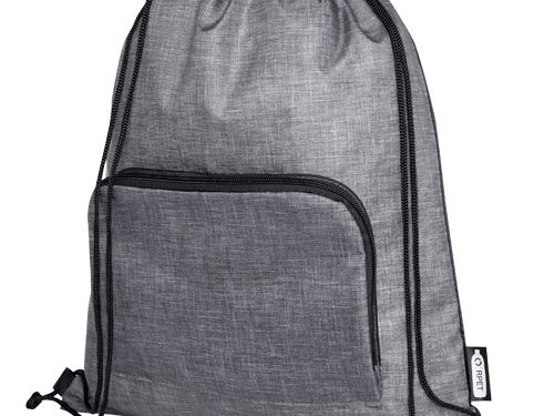 Sac pliable 7 L recyclé avec cordon de serrage Ash