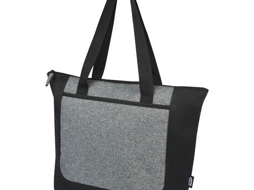 Sac shopping Reclaim recyclé GRS bicolore à fermeture éclair de 15 L