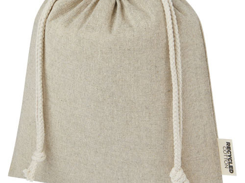 Sac cadeau moyen Pheebs en coton recyclé GRS 150 g/m² de 1,5 L