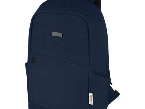 Sac à dos anti-vol pour ordinateur portable Joey de 18 L en toile recyclée GRS 15,6 pouces