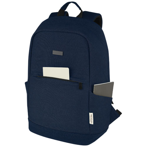 Sac à dos anti-vol pour ordinateur portable Joey de 18 L en toile recyclée GRS 15,6 pouces – Image 6