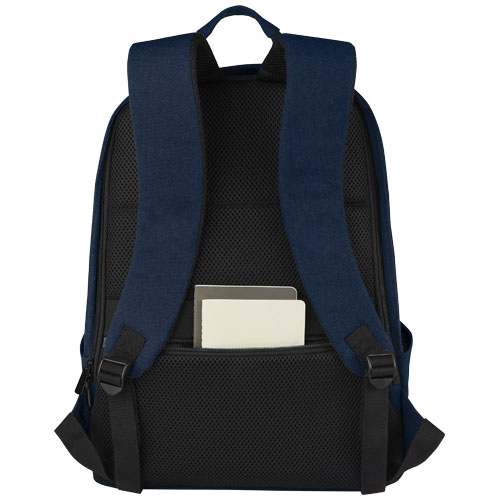 Sac à dos anti-vol pour ordinateur portable Joey de 18 L en toile recyclée GRS 15,6 pouces – Image 7