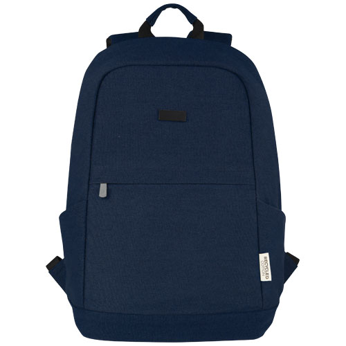 Sac à dos anti-vol pour ordinateur portable Joey de 18 L en toile recyclée GRS 15,6 pouces – Image 2
