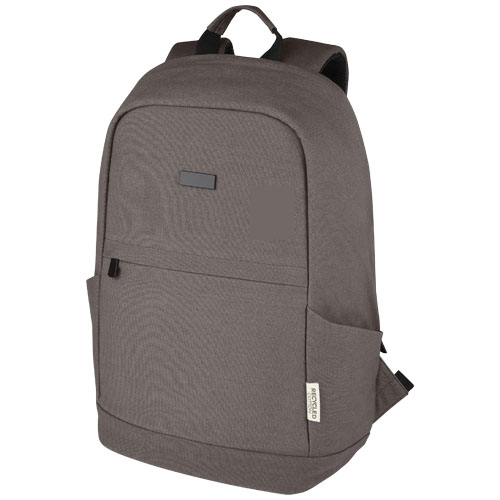 Sac à dos anti-vol pour ordinateur portable Joey de 18 L en toile recyclée GRS 15,6 pouces – Image 10