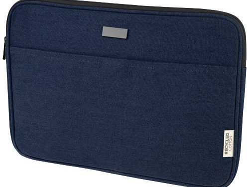 Housse pour ordinateur portable Joey de 2 L en toile recyclée GRS 14 pouces