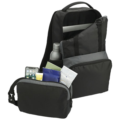 Sac à dos pour ordinateur portable Trailhead de 14 L recyclé GRS bicolore 15 pouces – Image 7