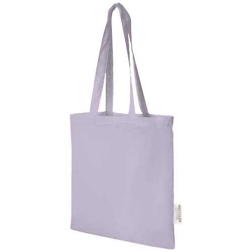 Sac shopping Madras en coton certifié GRS de 140 g/m2 de 7 L – Image 10