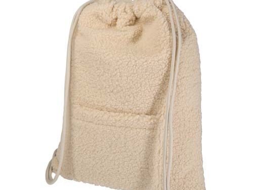 Sac à dos avec cordon sherpa recyclé GRS de 9 L Bear
