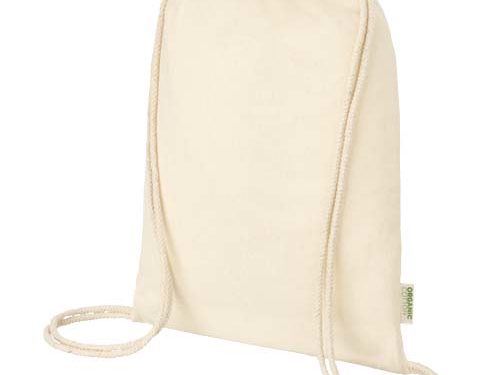 Sac refermable à cordon Odisha de 5 L bio certifié OCS 100 g/m²