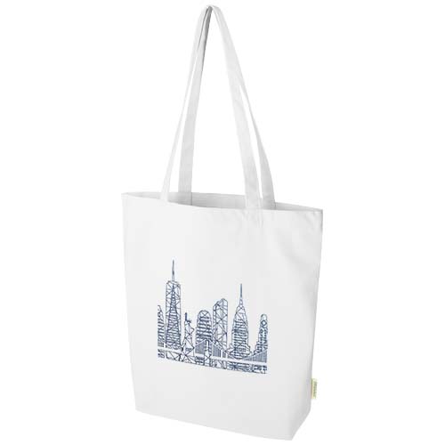 Sac shopping Odisha bio OCS à large fond 180 g/m2 de 11 L – Image 3