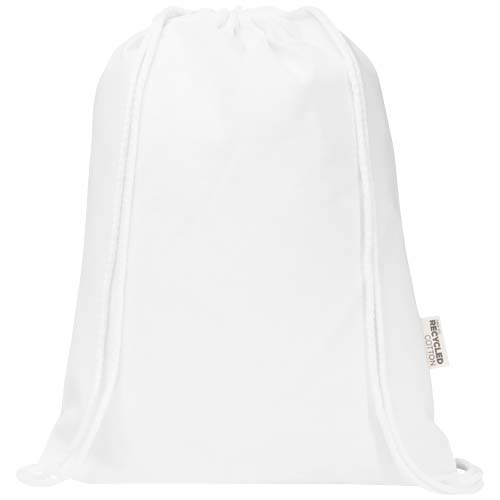 Sac Peru Blend de 5 L avec cordon en coton recyclé 180 g/m2 certifié GRS – Image 2