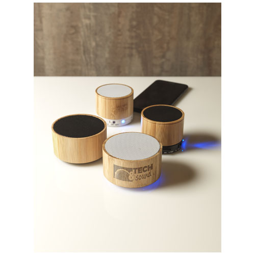 Haut-parleur Bluetooth® en bambou Cosmos – Image 4