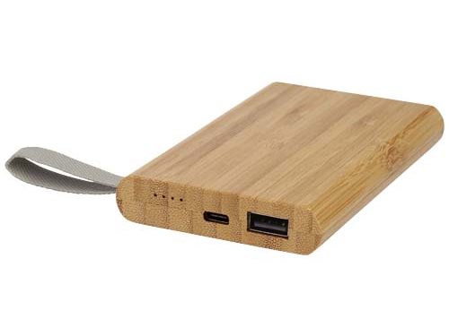 Batterie de secours Tulda de 5 000 mAh en bambou