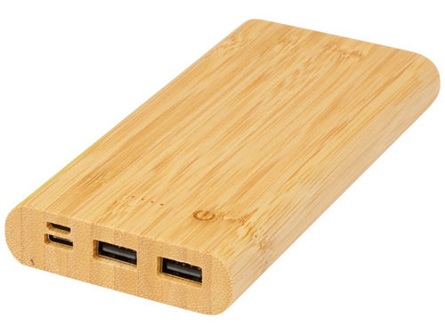 Batterie de secours Tulda de 10,000 mAh en bambou