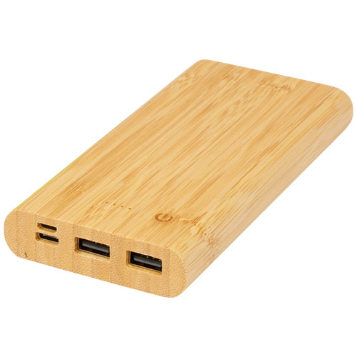 Batterie de secours Tulda de 10,000 mAh en bambou