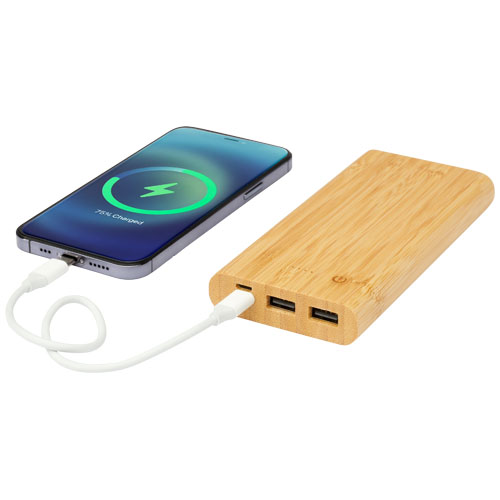 Batterie de secours Tulda de 10,000 mAh en bambou – Image 7
