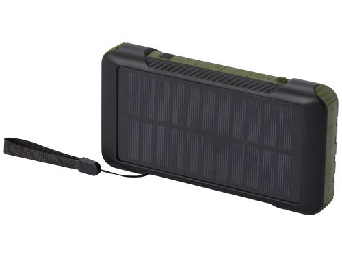Batterie de secours Soldy solaire à dynamo en plastique recyclé RCS de 10 000 mAh