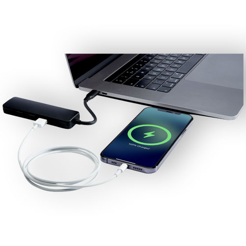 Adaptateur multimédia en plastique recyclé Loop RCS USB 2.0-3.0 avec port HDMI – Image 5