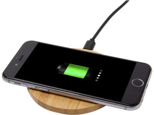 Tapis de charge sans fil en bambou Essence de 15 W