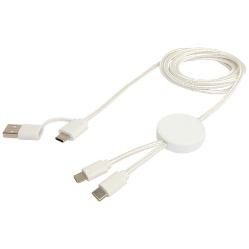 Câble 5 en 1 Citala en plastique recyclé de 150 cm pour la synchronisation des données et la charge rapide de 27 W – Image 6