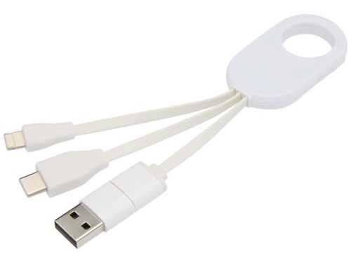 Câble de charge 4 en 1 Troop en plastique recyclé