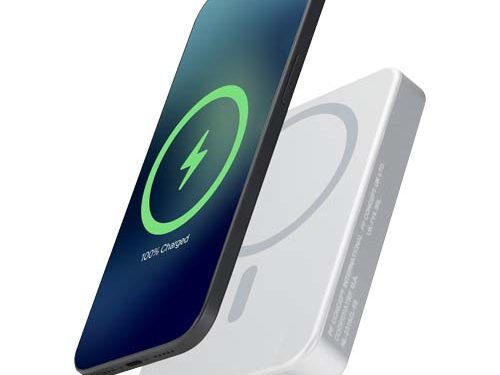 Batterie externe magnétique Avis 10 000 mAh en aluminium recyclé RCS