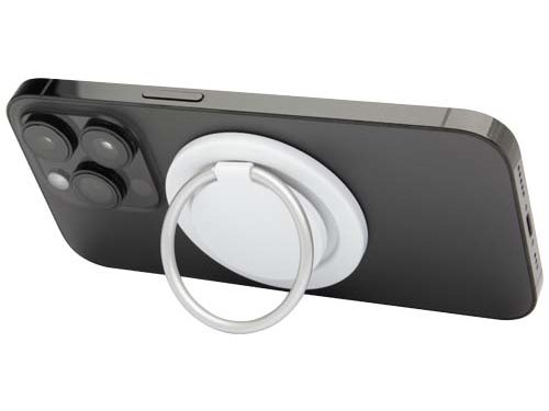 Support de téléphone Albali magnétique en plastique recyclé avec anneau de support