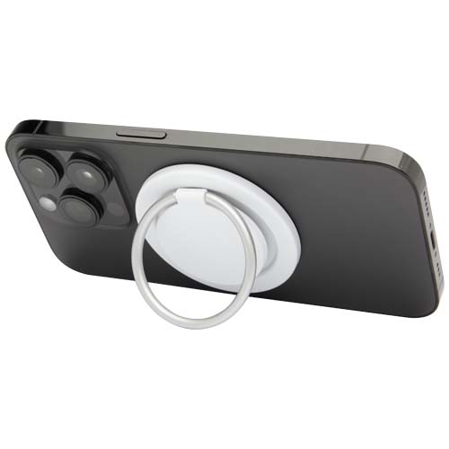 Support de téléphone Albali magnétique en plastique recyclé avec anneau de support