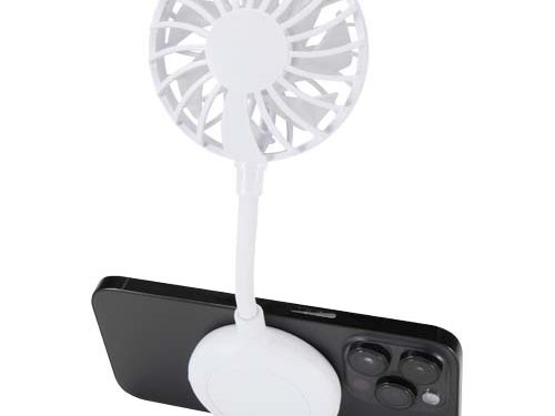 Ventilateur portable magnétique en plastique recyclé Ventio
