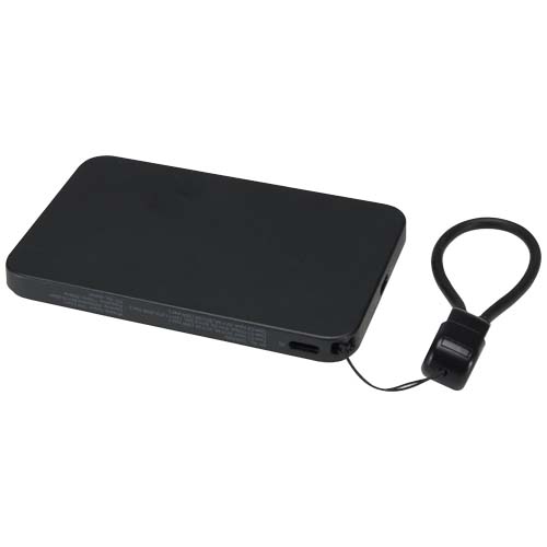 Batterie externe magnétique SMART de 5 000 mAh en plastique recyclé avec cordon – Image 4
