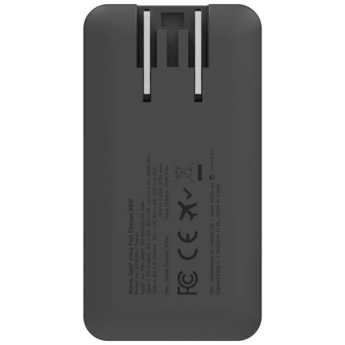Chargeur de voyage rapide 65 W avec câble et étui de voyage Xtorm – Image 3