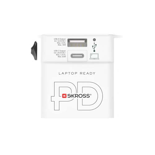 Adaptateur universel SKROSS® MUV AC65PD avec câble USB-C – Image 4